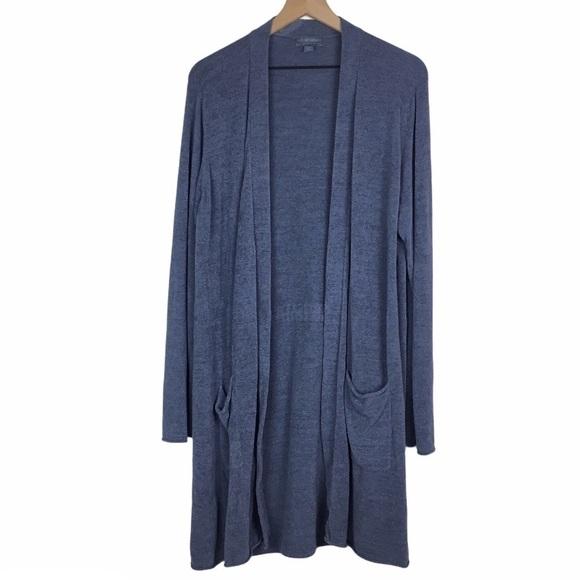 BAREFOOT DREAMS Cardigan Long Duster Cozy Chic Ultra Lite Sweater Plus Size 1X - Picture 13 of 13